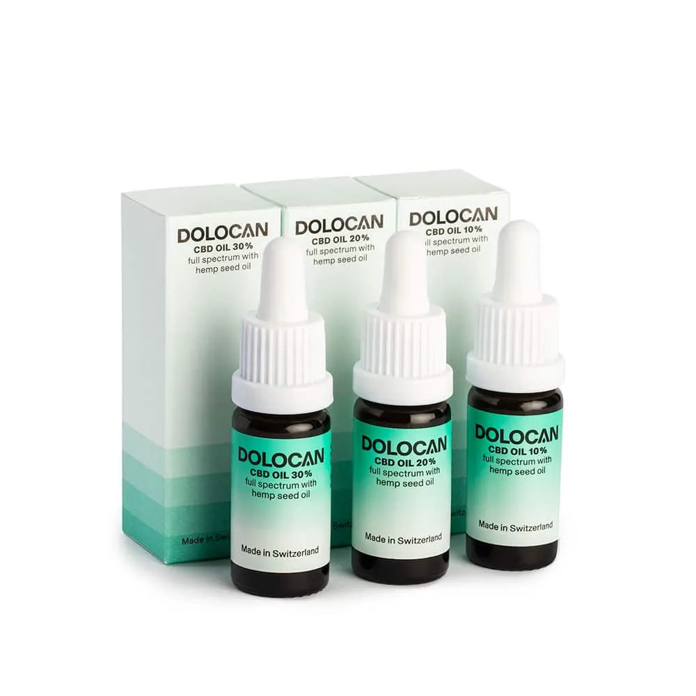 10% CBD Öl – Vollspektrum mit Hanfsamenöl (<1% THC) von DOLOCAN – Bild 3