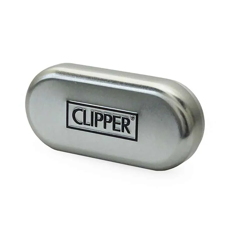 Clipper Metall “Jet Flame Icy” inkl. Geschenkbox – Large – Bild 2