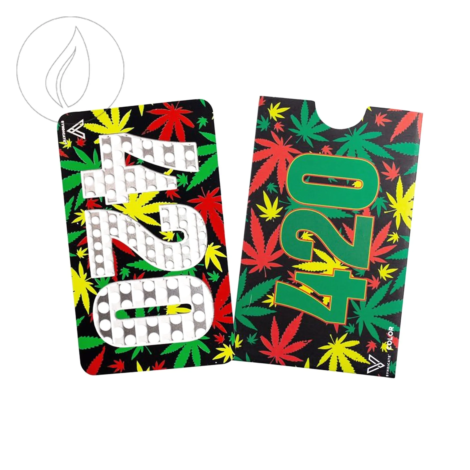 V Syndicate Grinder Card – 420 Rasta