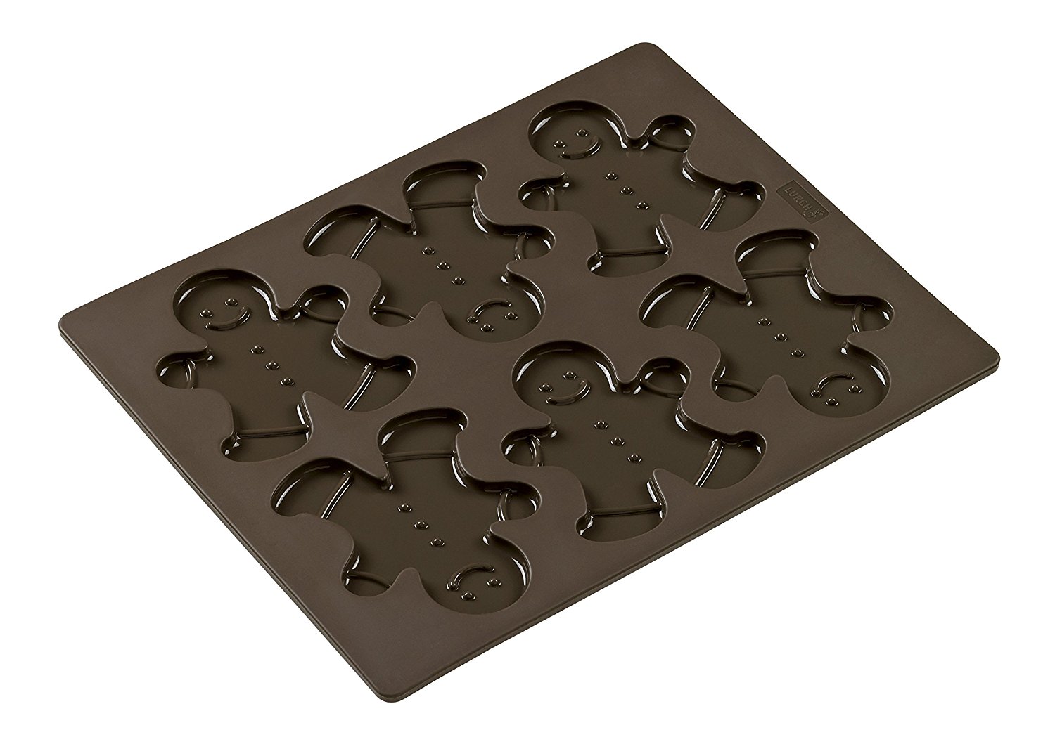 Lurch Flexiform Keksform Lebkuchenmann 24×30 cm braun Silikonbackform Weihnachten