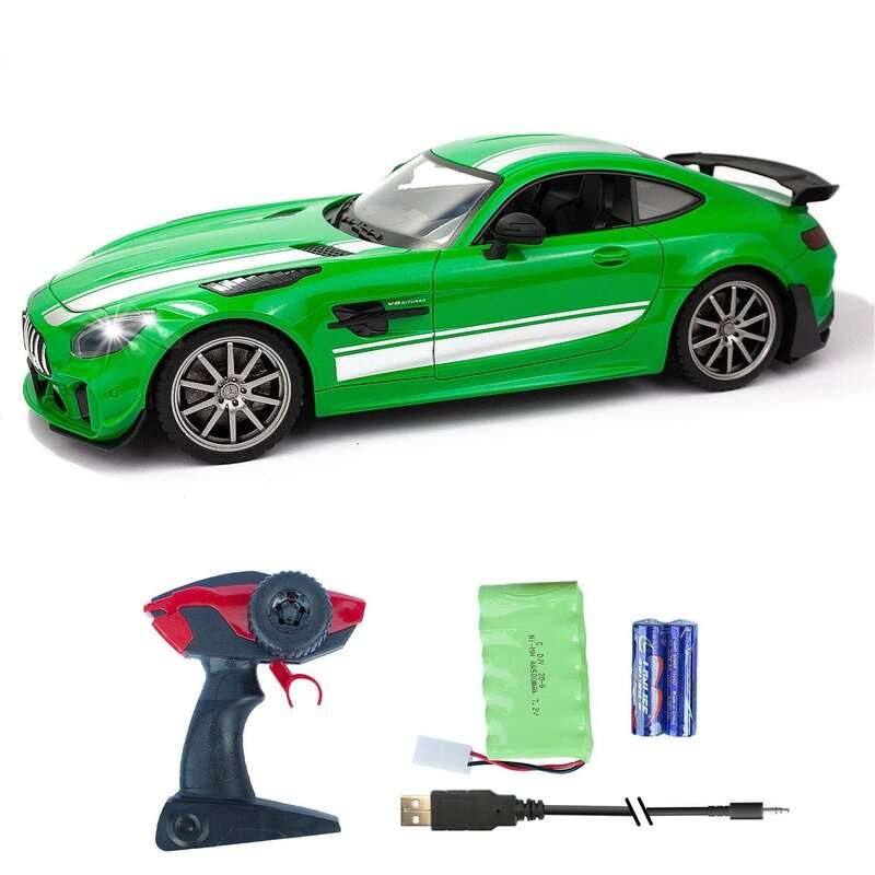 RC Mercedes AMG GT R PRO 1:12 2.4 GHz RTR Grau / Grün ferngesteuert – siva 50022 / 50023 – Bild 6